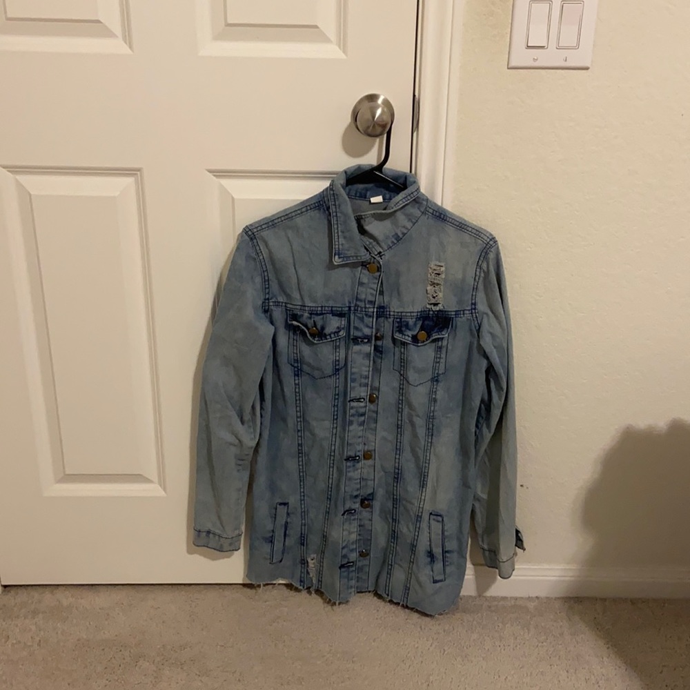 Long Jean jacket